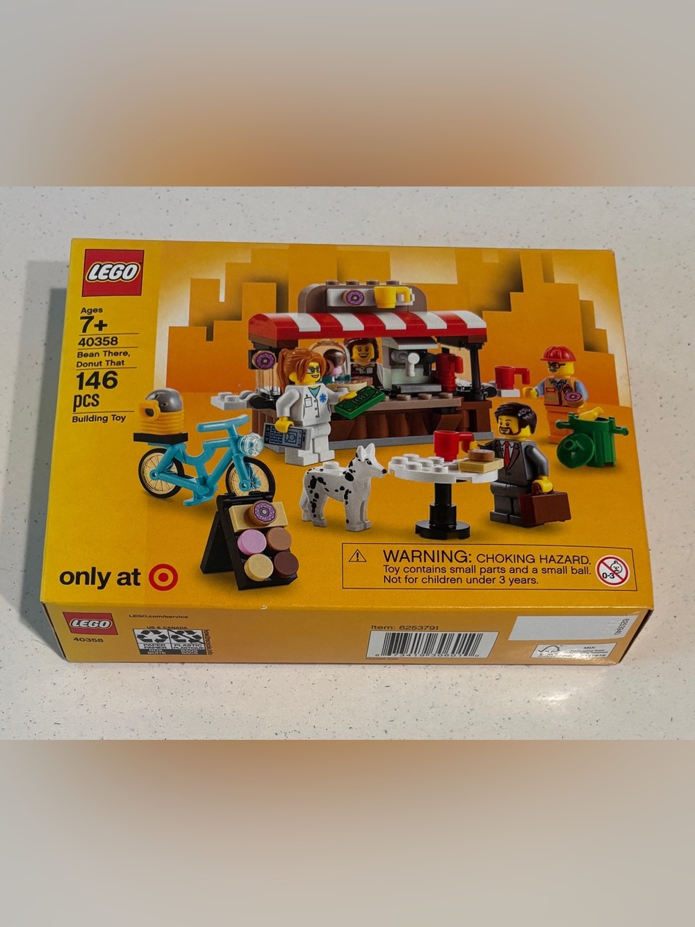 LEGO City Coffee Donut Cart Playset
